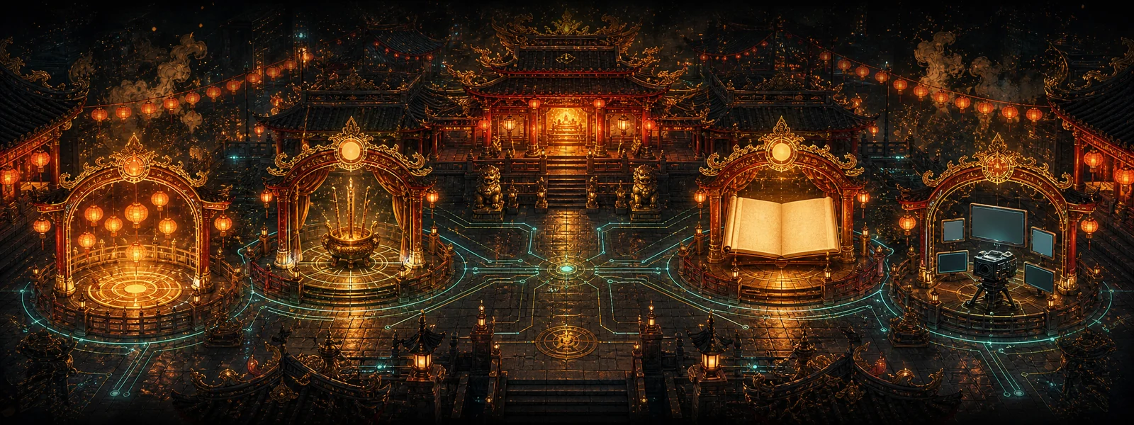 順揚宮廟務入口場景概覽
