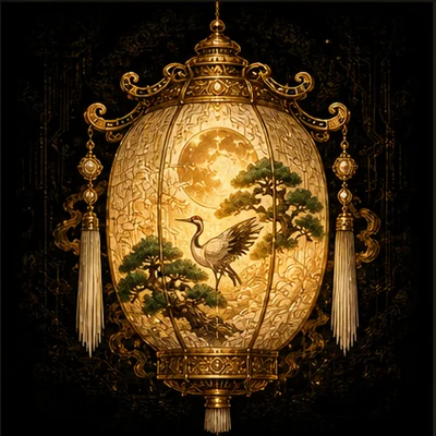 長明燈插畫